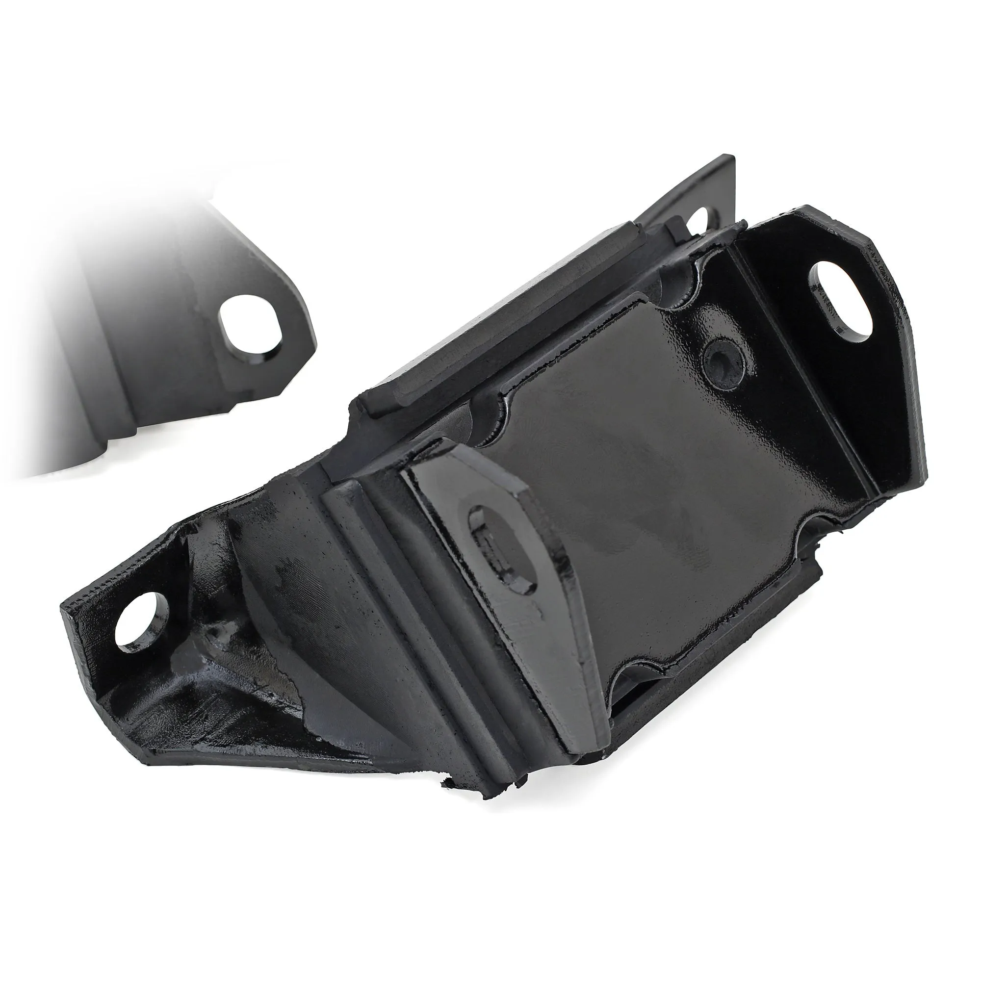 Trans-Dapt Motor Mount - Frame Pad - Bolt-On - Small Block Ford - Pair