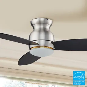 Trendsetter Low Profile Outdoor Smart Fan with LED Light Remote 52”