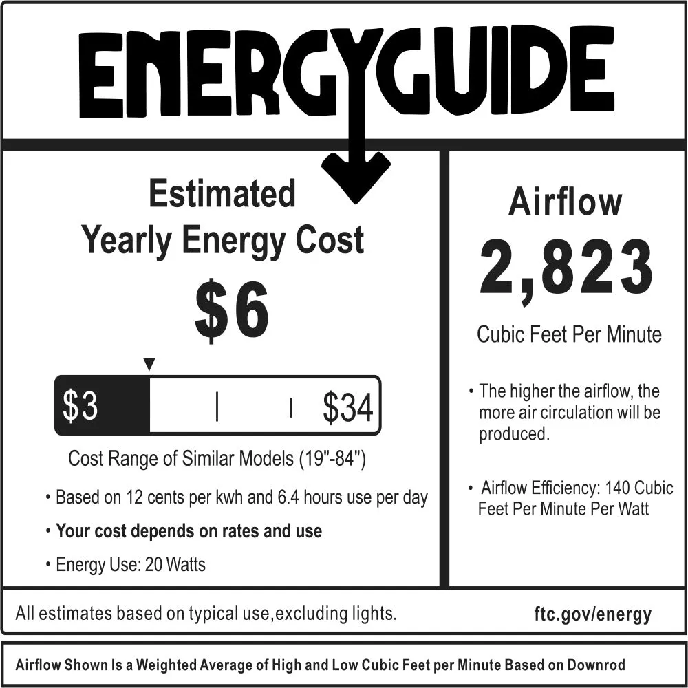 Triton 52 inch Smart Ceiling Fan with LED Light and Remote