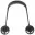 USB fan mini fan handheld USB charging leafless neck movement portable folding desktop fan