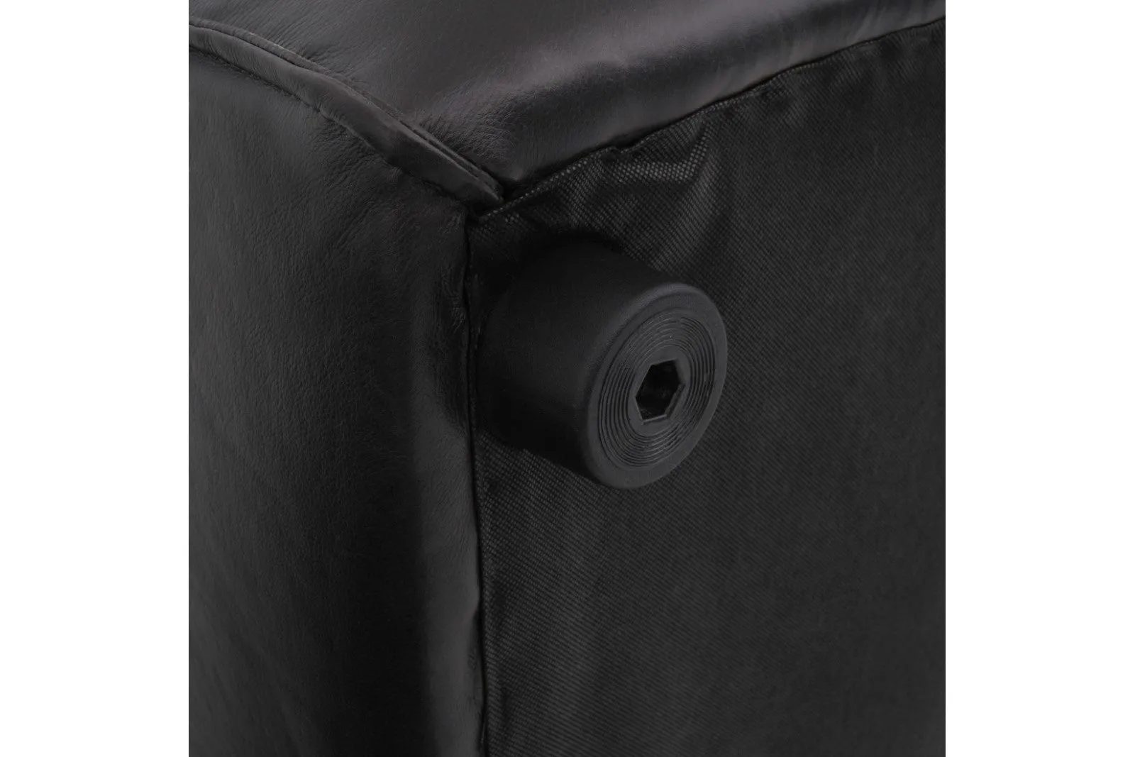 Valencia Nathan Full Aniline Leather Modular Sofa with Down Feather, L-Shape, Black Color