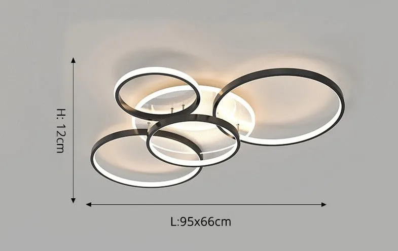 Voids Dimming Modern Chandelier