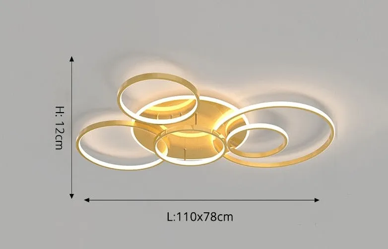 Voids Dimming Modern Chandelier