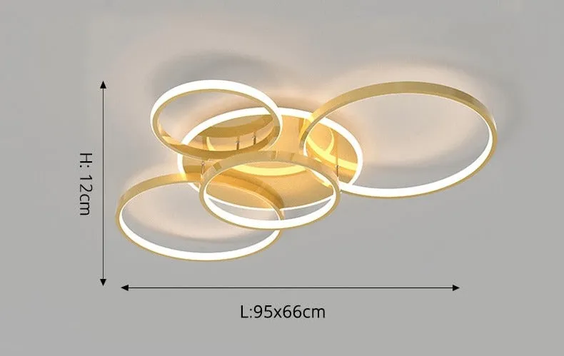 Voids Dimming Modern Chandelier