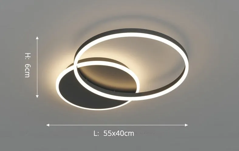 Voids Dimming Modern Chandelier