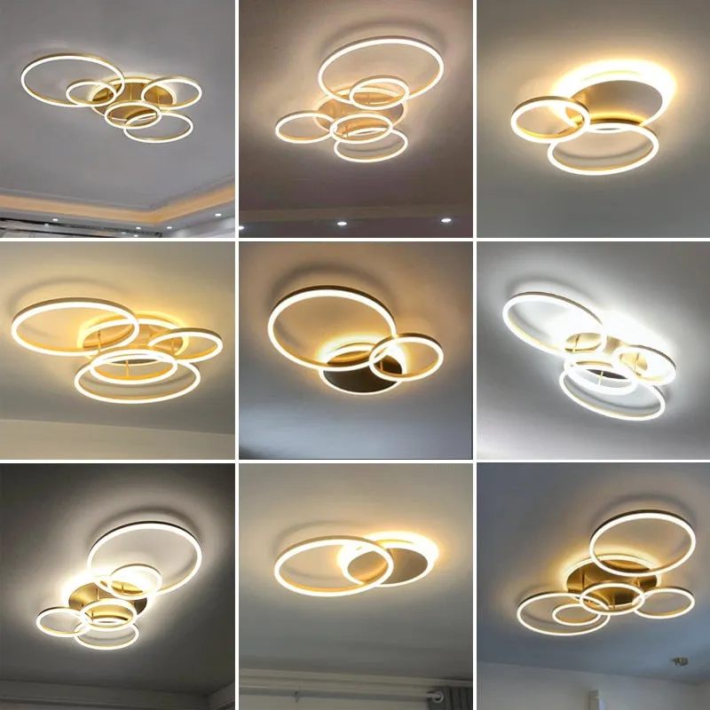 Voids Dimming Modern Chandelier
