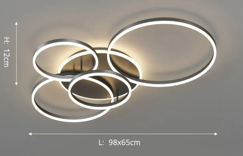 Voids Dimming Modern Chandelier