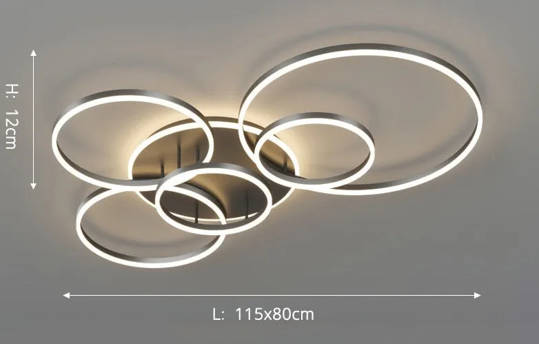 Voids Dimming Modern Chandelier