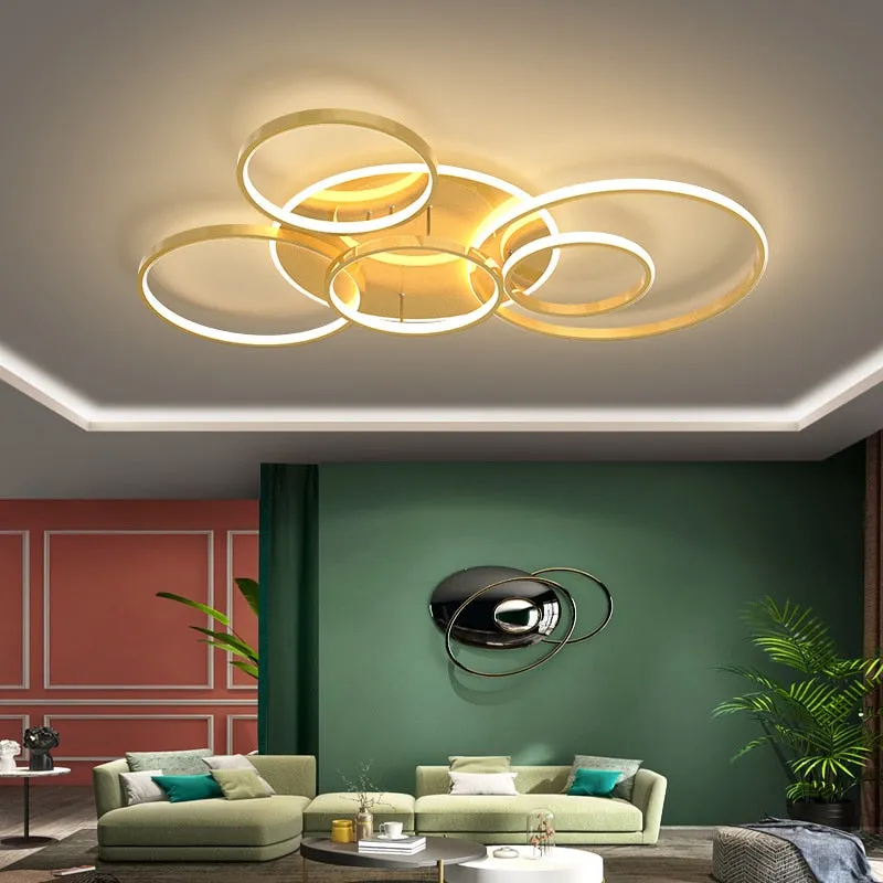 Voids Dimming Modern Chandelier