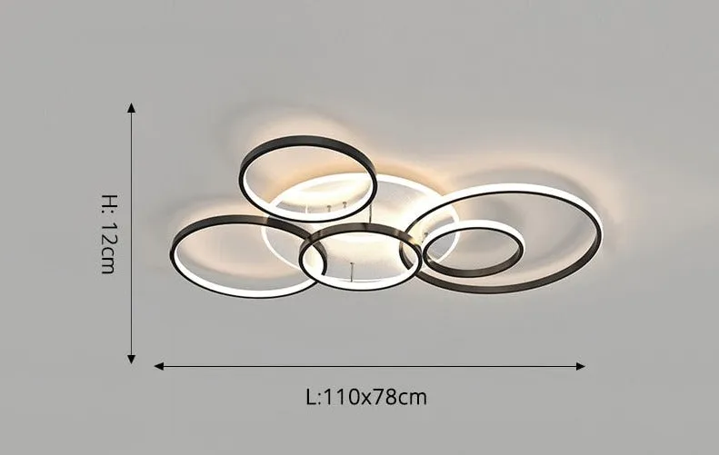 Voids Dimming Modern Chandelier