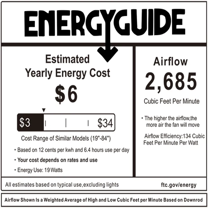 Voyager Smart Flush Mount Ceiling Fan with LED Light Outdoor Indoor 52”