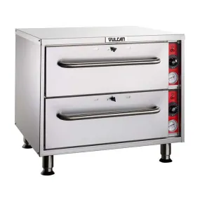 Vulcan VSL2 20.5" Slim Line Low Profile Two Drawer Warmer - 120V, 475W