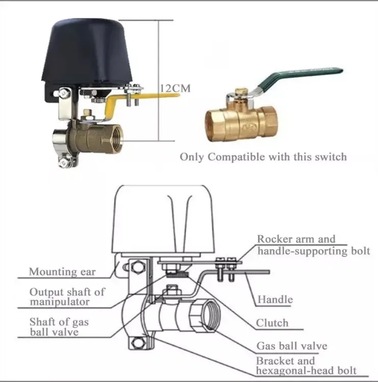 WiFi electronic control water Valve Ewelink