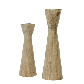 Wooden Candle Holder, Large