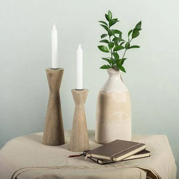 Wooden Candle Holder, Large